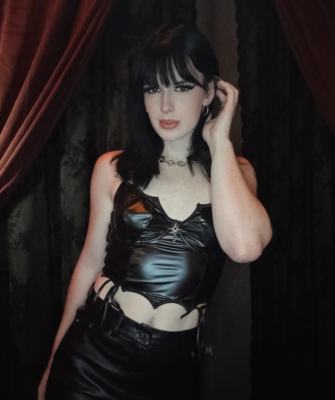 Lana Vice soft goth creator portrait